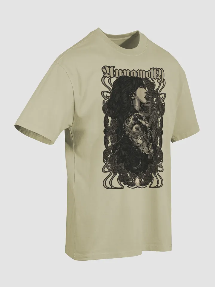 Annamolly Art Nouveau Tattoo T-Shirt – Intricate Gothic Floral Design product image (2)