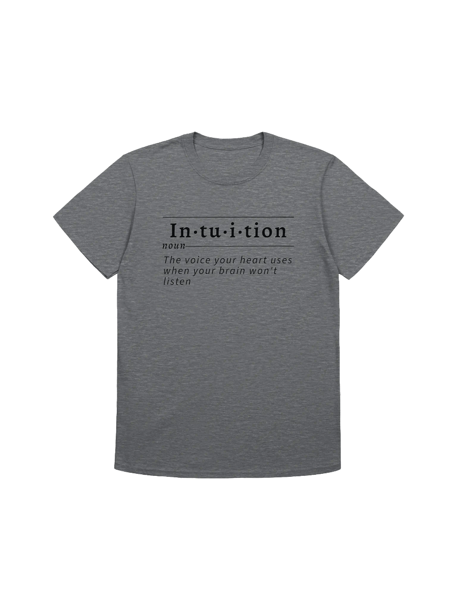 Intuition Definition Unisex Tee blk product image (1)