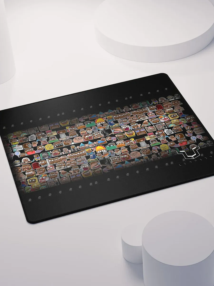 An emote collage mousepad 18x16 and 36x18 WOW product image (7)