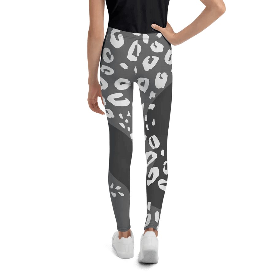 Grey Camo Dreams Youth Leggings product image (4)