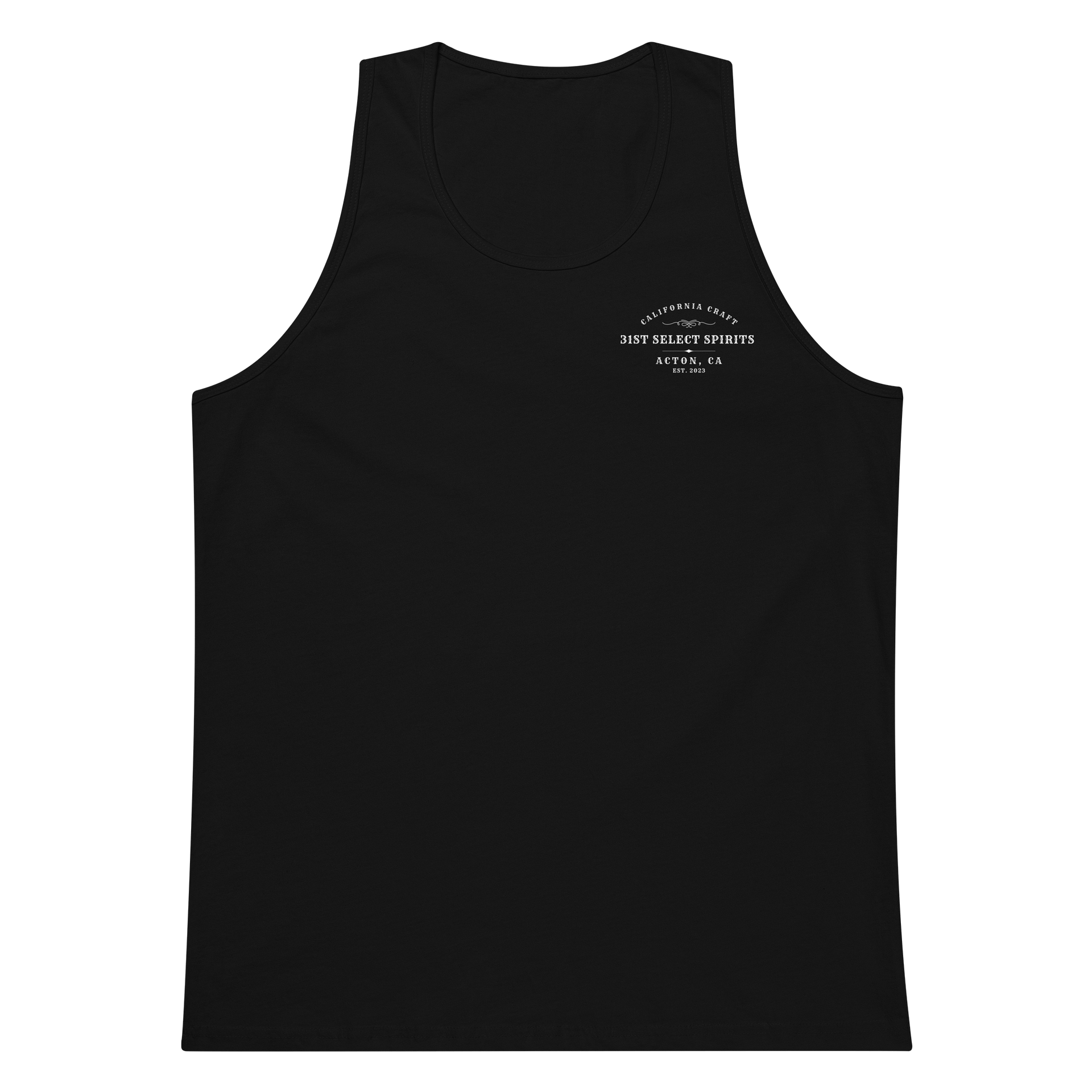 "Button" Black Tank product image (5)