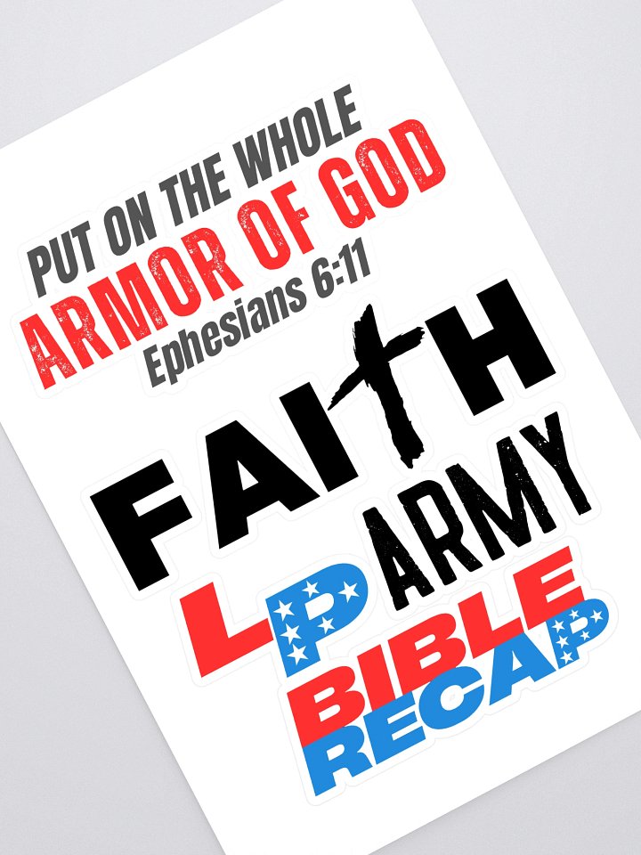 FAITH sticker sheet product image (1)