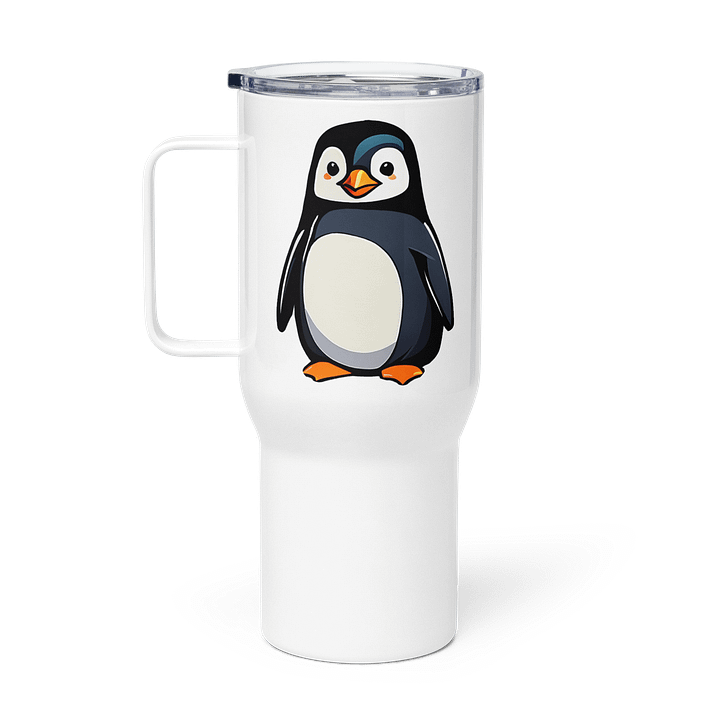 Cheerful Penguin Travel Mug product image (1)