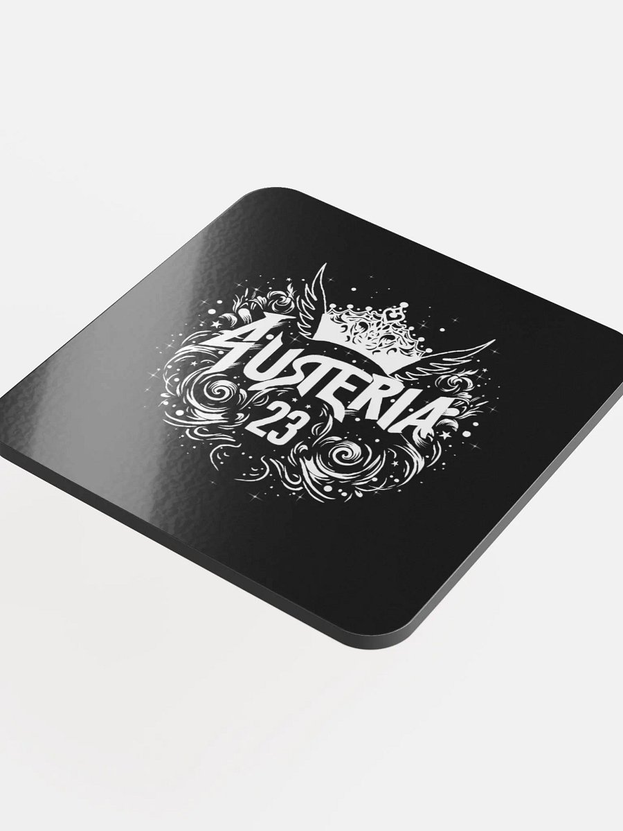 Crown and Wings | Glossed Cork Coaster product image (4)