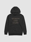 Words Are Hard (Floral) Hoodie product image (2)