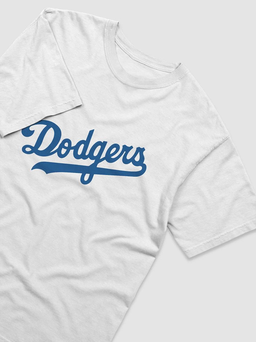 Dodgers Cursive Blue T-Shirt product image (3)