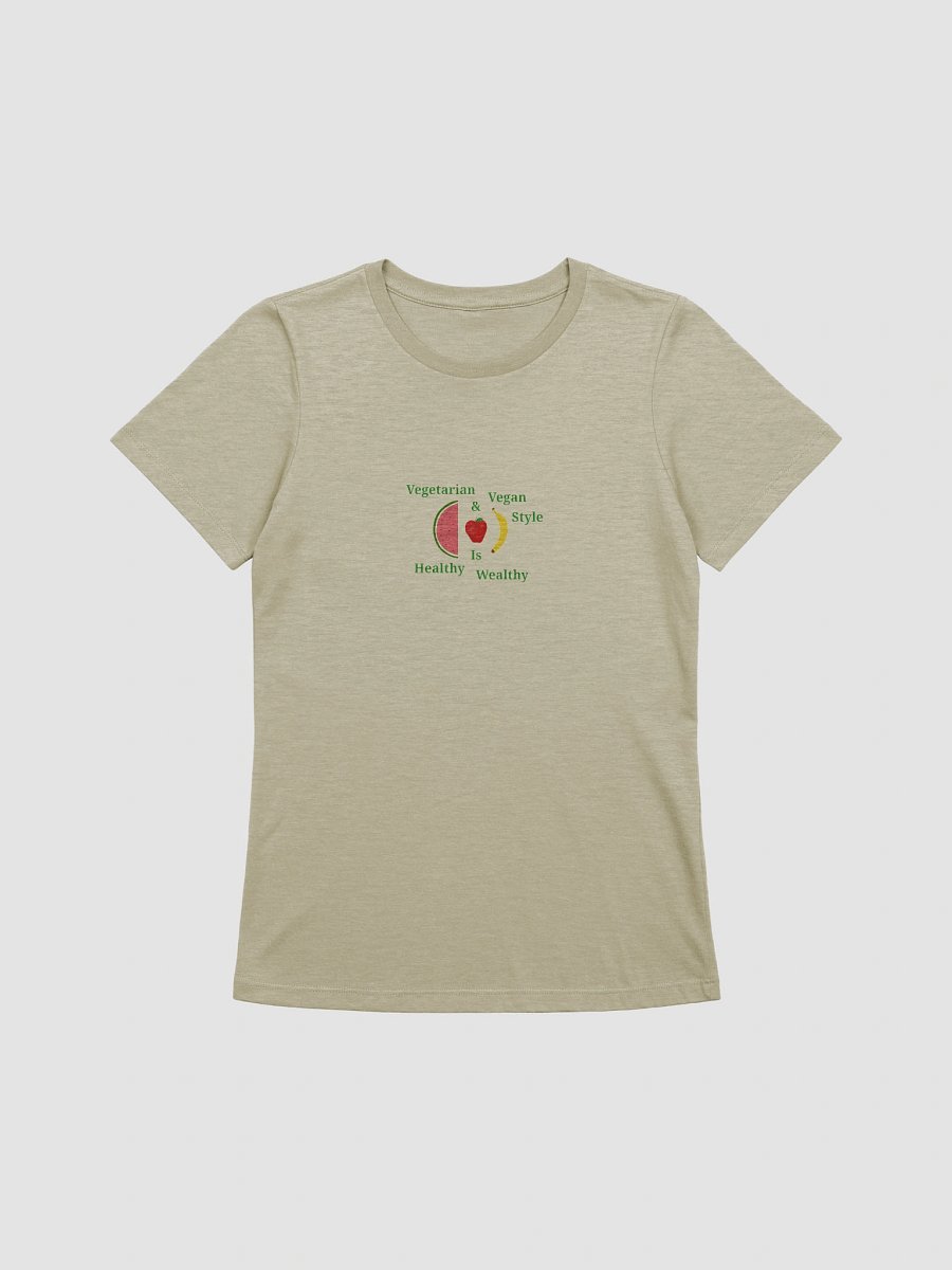 Healthy Wealthy Vegetarian & Vegan T-Shirt product image (1)