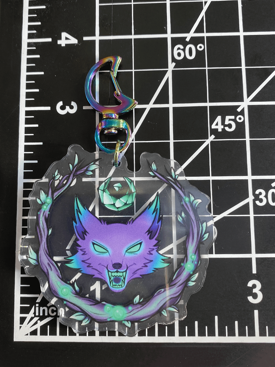 Fox Den Acrylic Keychain product image (3)