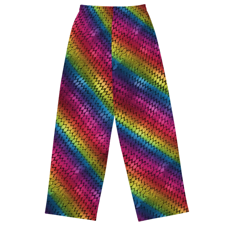 Rainbow Dragon Scales Wideleg Pants product image (1)