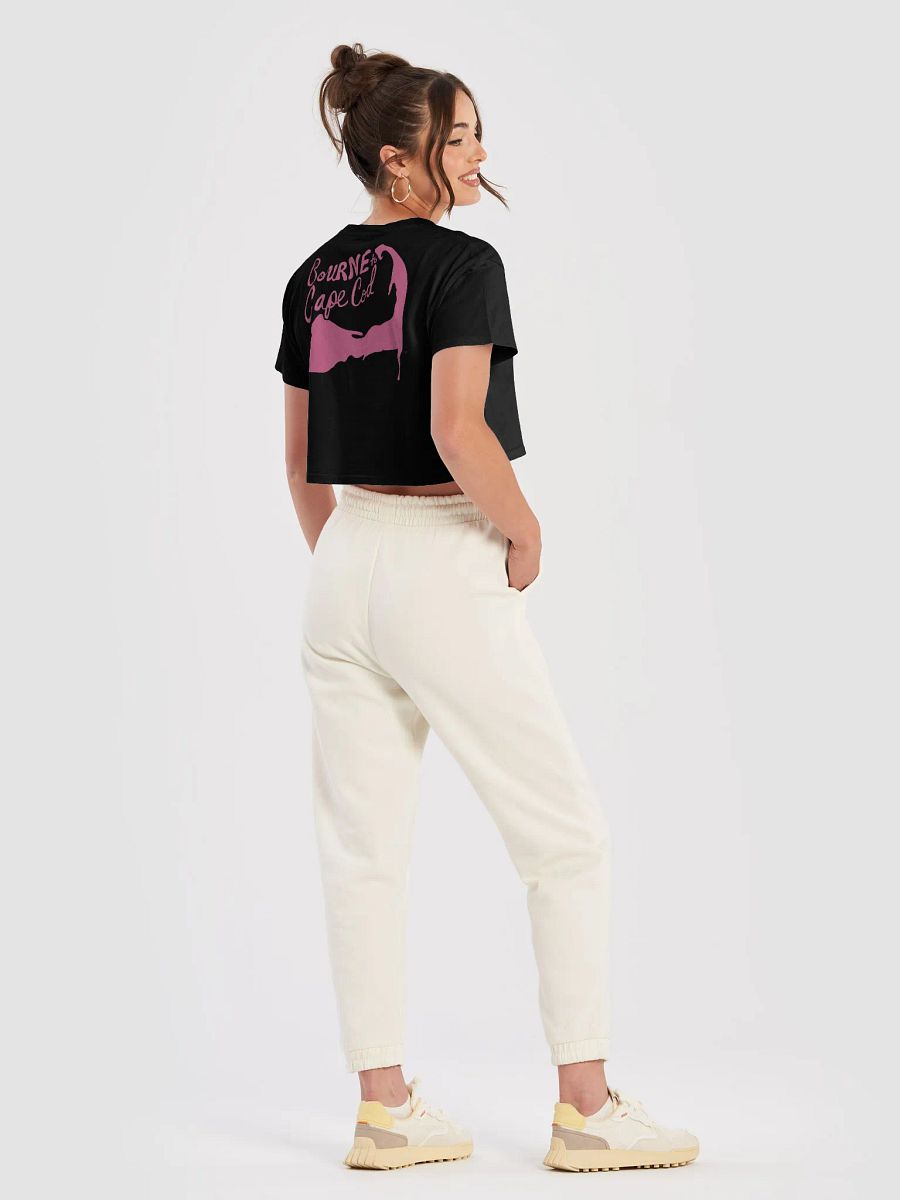 BOURNE to Cape Cod™ | Women's Crop Top – Super Soft, Coastal Cool, & Adventure-Ready | BRN.2C.C.™ | Brilliant Pink Logo product image (8)