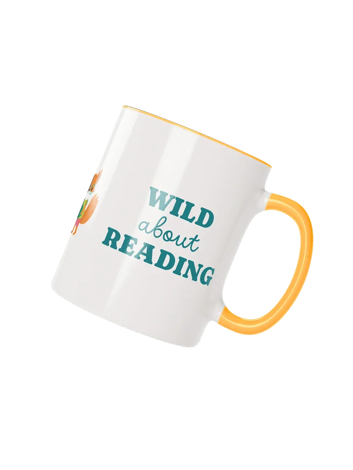 Wild About Reading 11oz Mug - Yellow Inside product image (2)