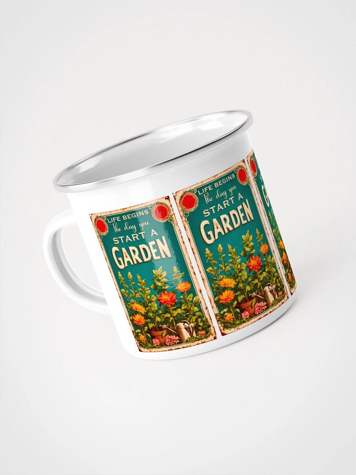 Life begins the day you start a garden mug product image (1)