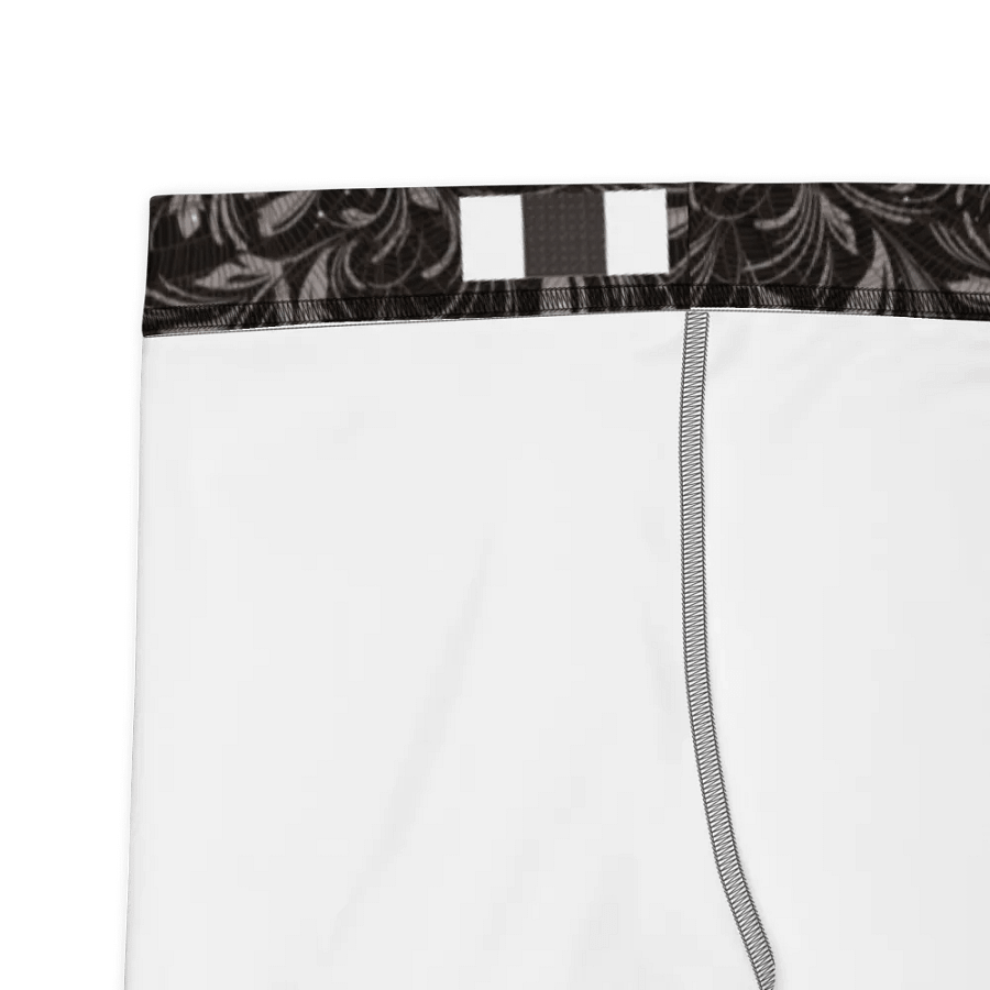 Ladies comfortable leggings in soft grey/browns  morocan design on  black for those that  like the unusual product image (9)