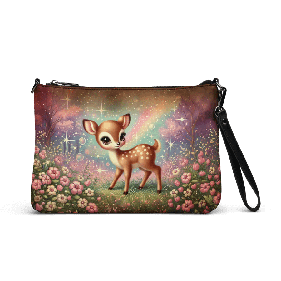 Rainbow Deer Crossbody Bag - Whimsical Purse product image (1)