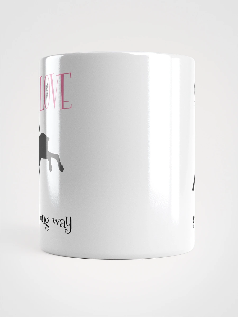 A little Love goes a long way, white mug product image (10)