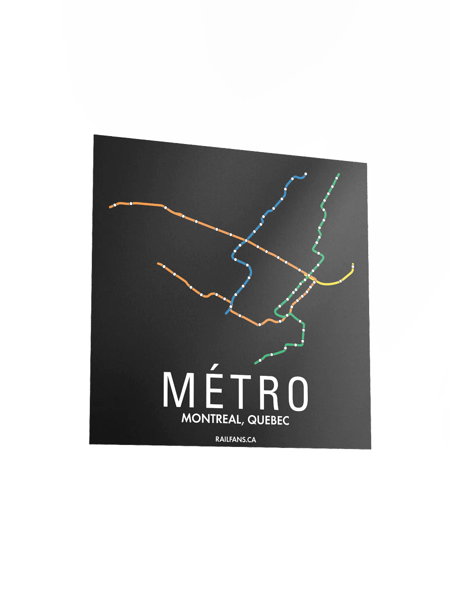 The Rail Fans Canada Transit Map - Metro product image (3)