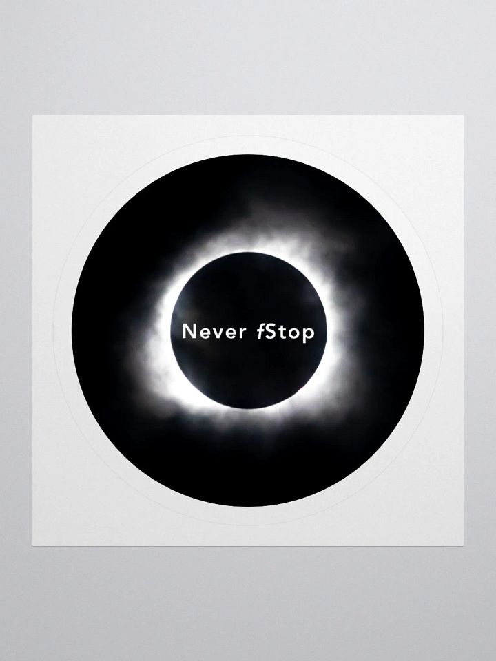 Eclipse Glow Logo Stickers product image (1)