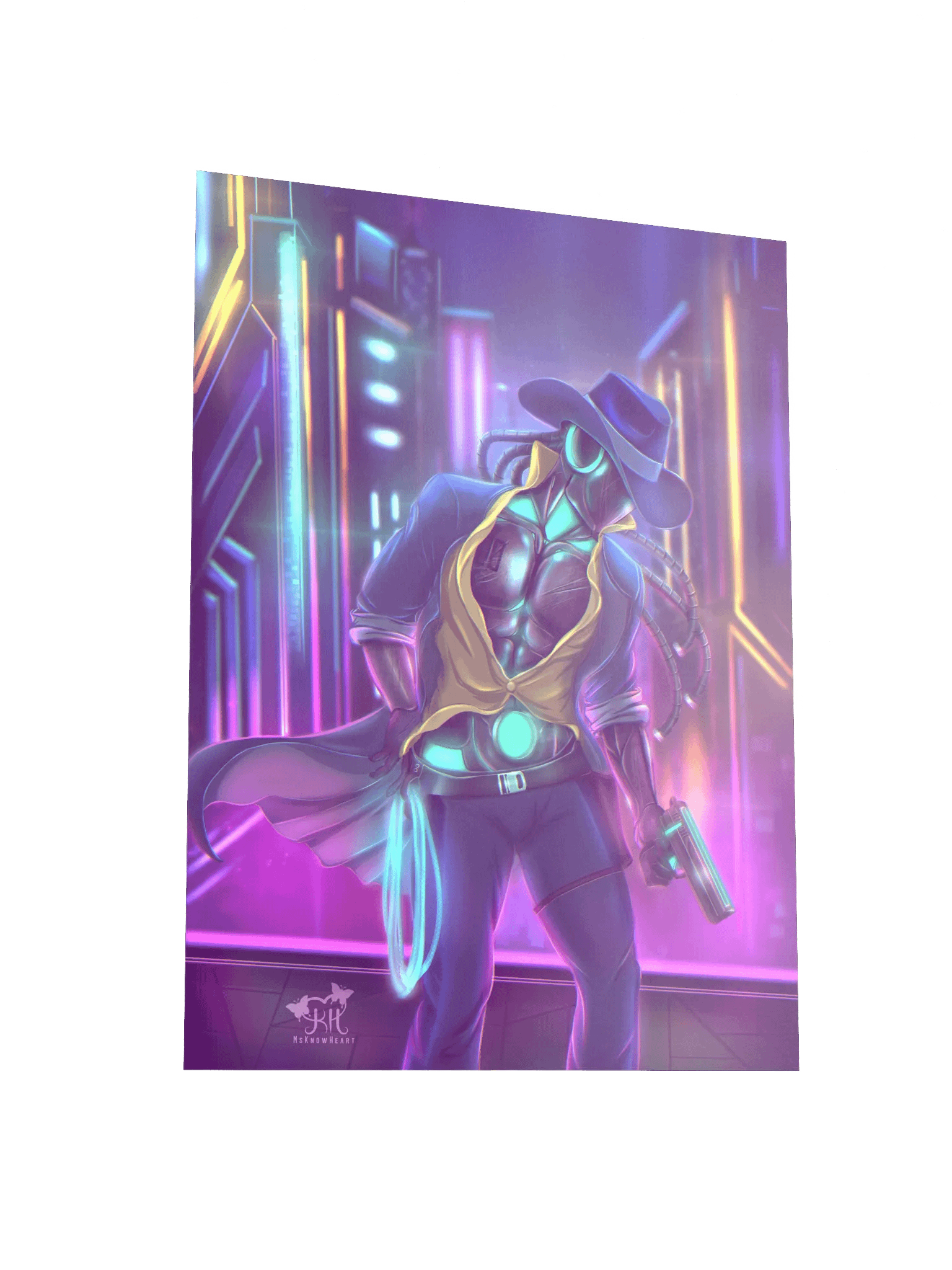 "Cy-Fi" Cowboy - Art Print product image (3)