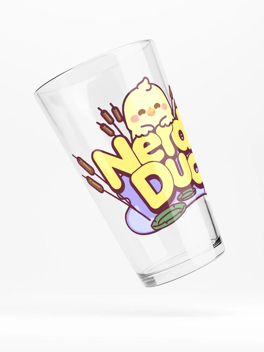 Nerd Ducky Pint Glass product image (4)