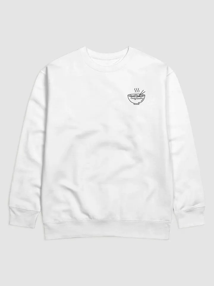 Simplistic NerdyNoodle Emblem Long Sleeve (White) product image (1)