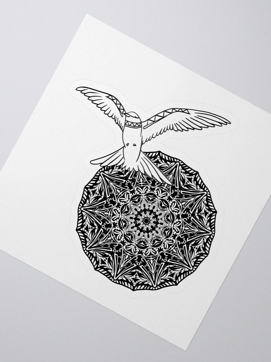 Ornate Monochrome Medallion Stickers product image (2)