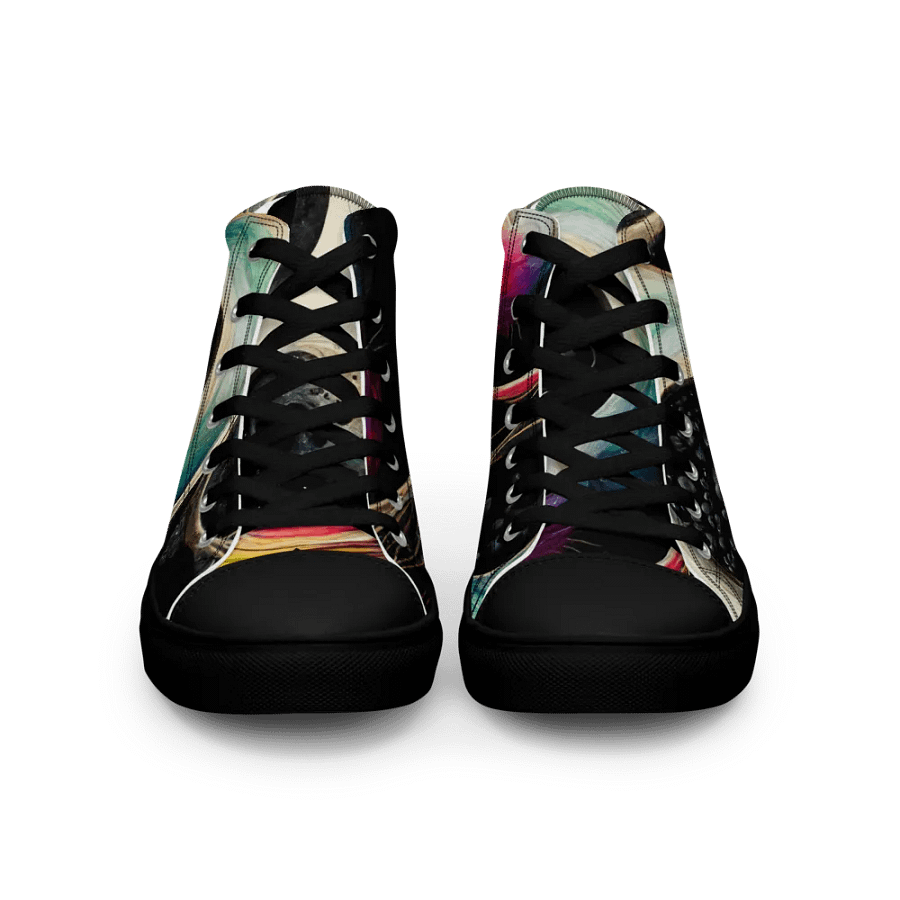 Retro Chic: Handmade Women's High Tops product image (3)