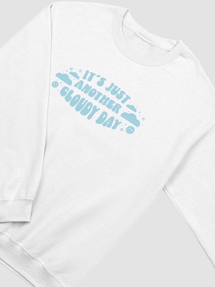 Cloudy Day Sweatshirt (White) product image (2)