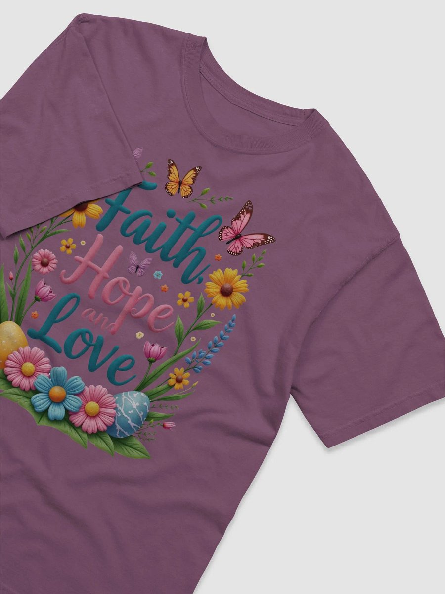Faith, Hope, and Love Floral Tee product image (35)