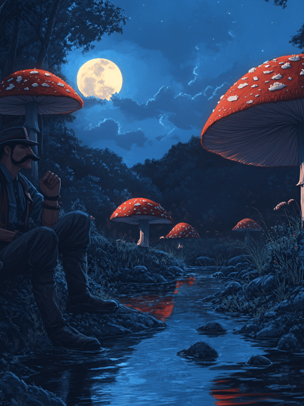 The Mustached Guardian of the Fungal Realm product image (2)