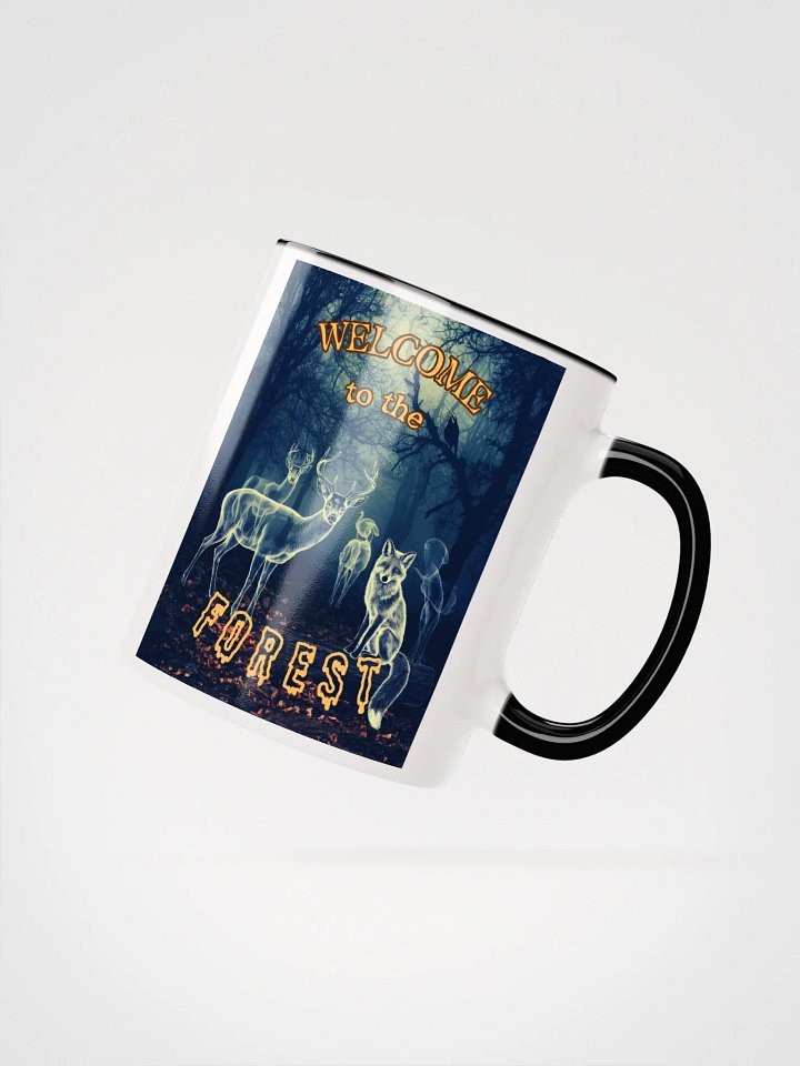 Ghostly Forest Creatures Ceramic Coffee Mug. product image (2)