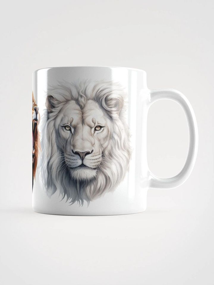 Majestic Lions White Glossy Mug product image (1)