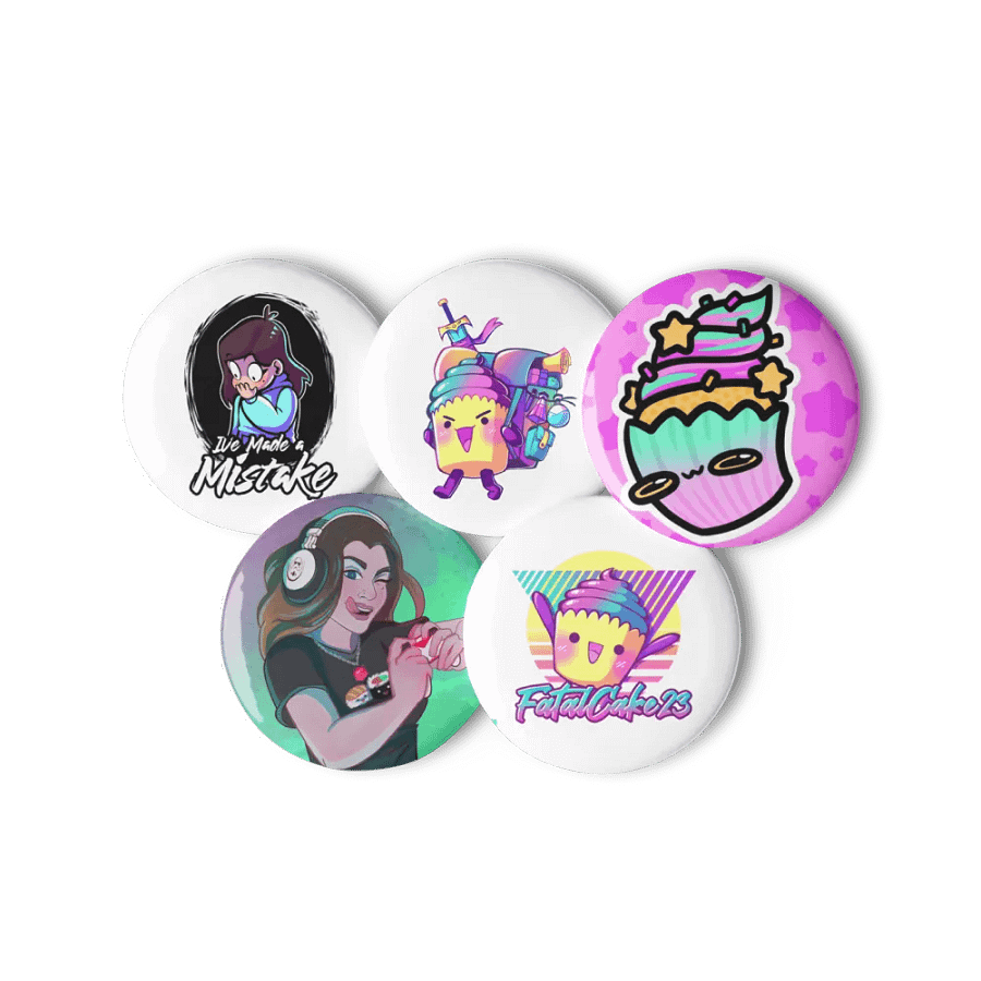 FatalCake23 Button Set product image (4)