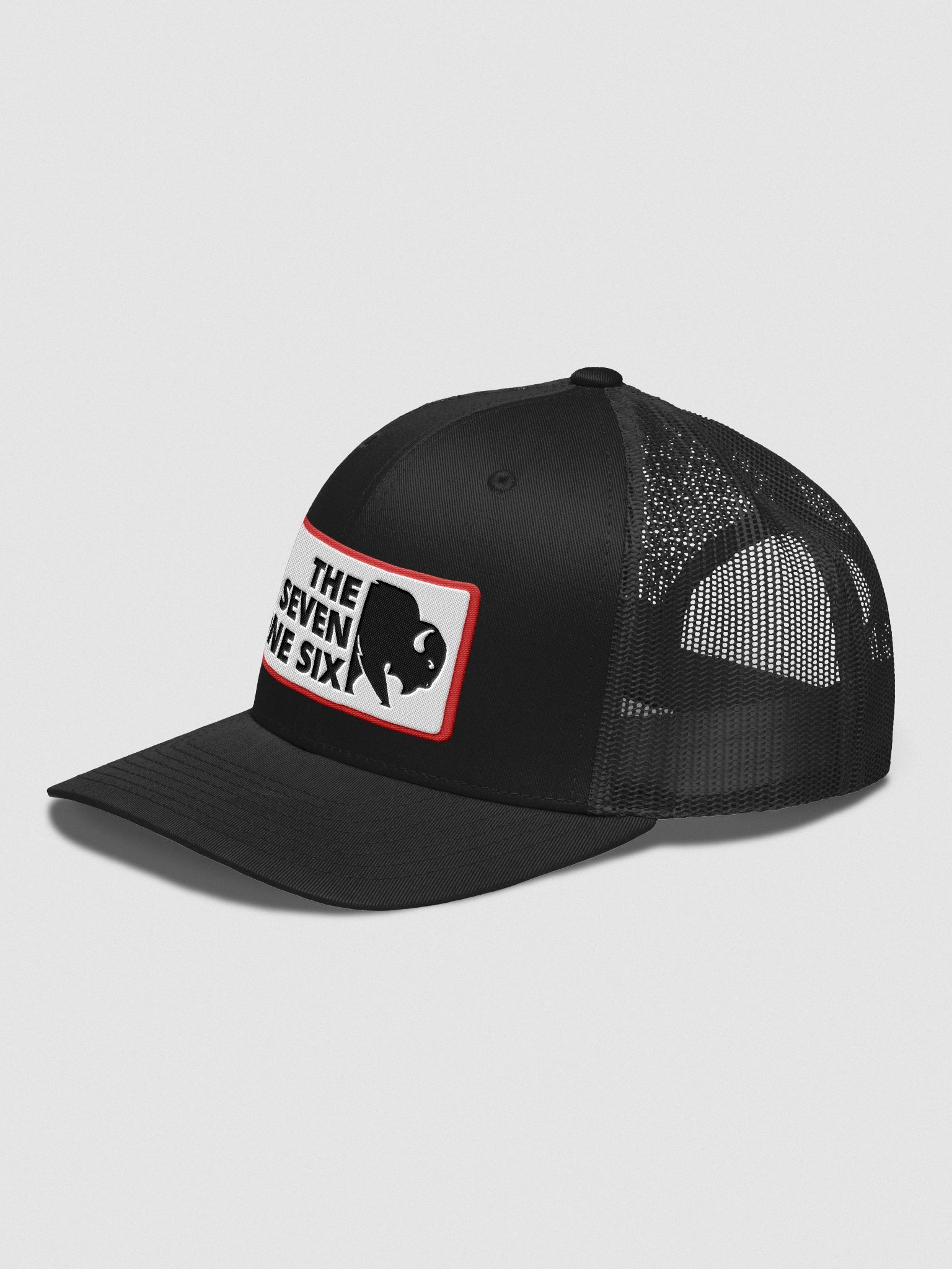 Buffalo Trucker Hat - The Seven One Six Edition BLACK product image (2)