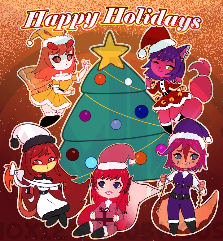 Gen 1 Happy Holidays Winter 2024 Sticker Large product image (1)