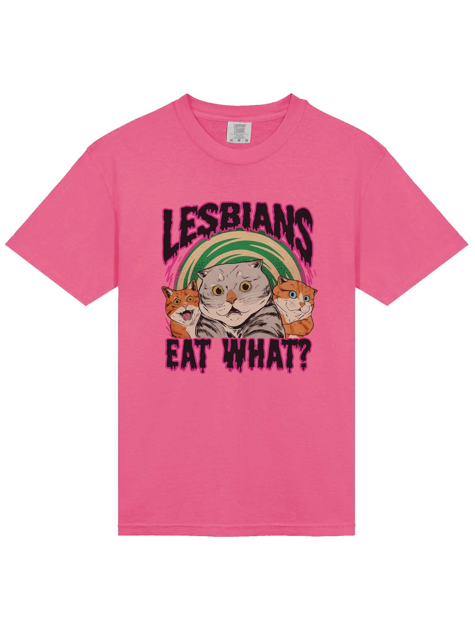 Funny 'LESBIANS EAT WHAT?' T-Shirt product image (84)