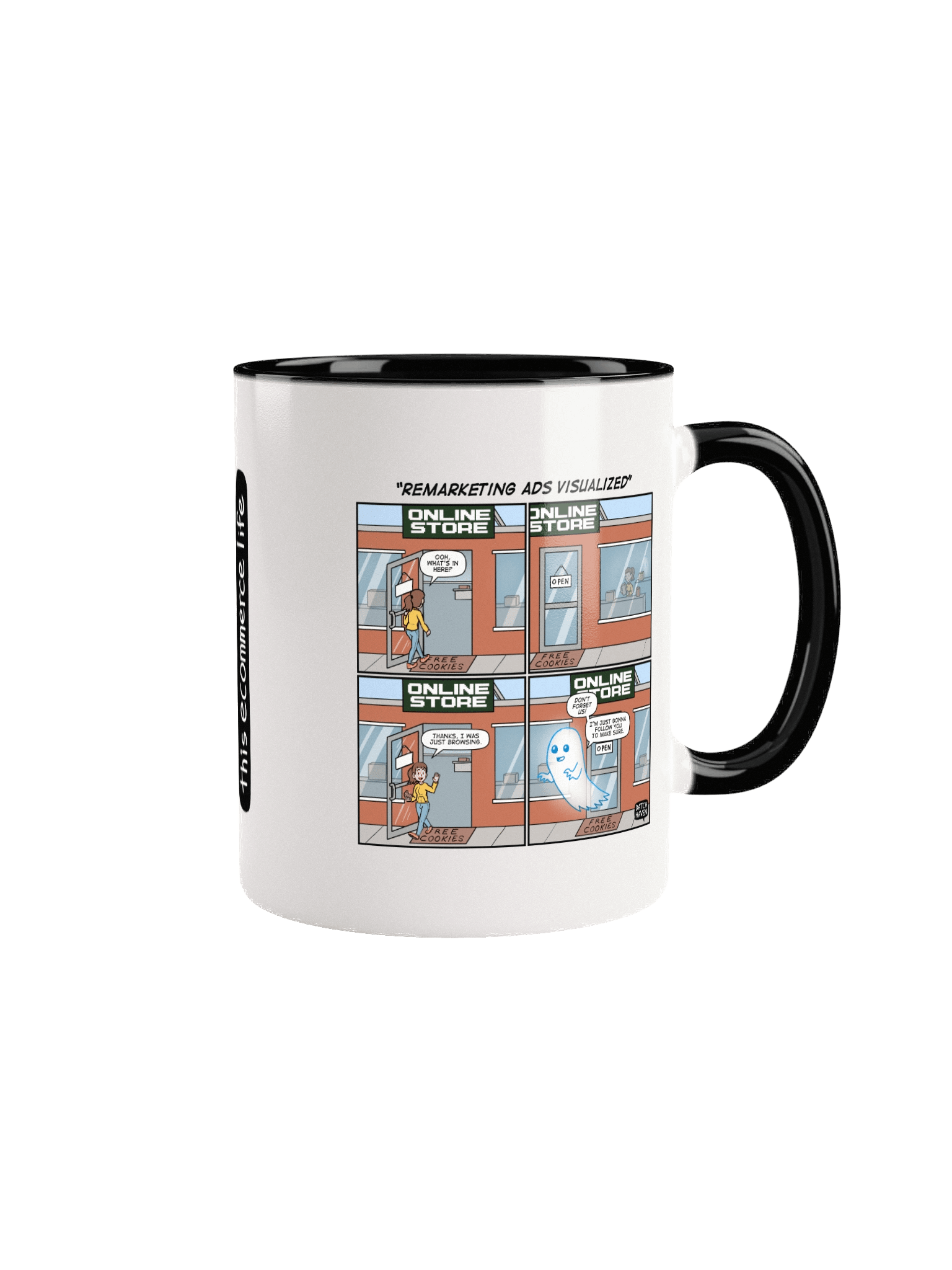 "Remarketing ads visualized" mug product image (1)