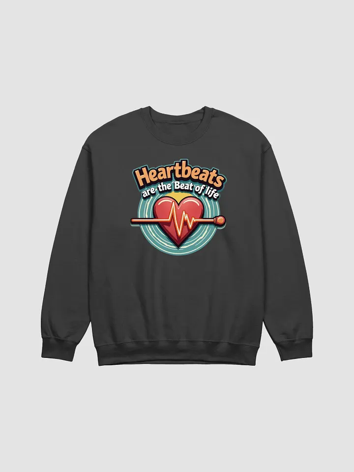 Lifebeat Heart EKG Crewneck Sweatshirt product image (9)