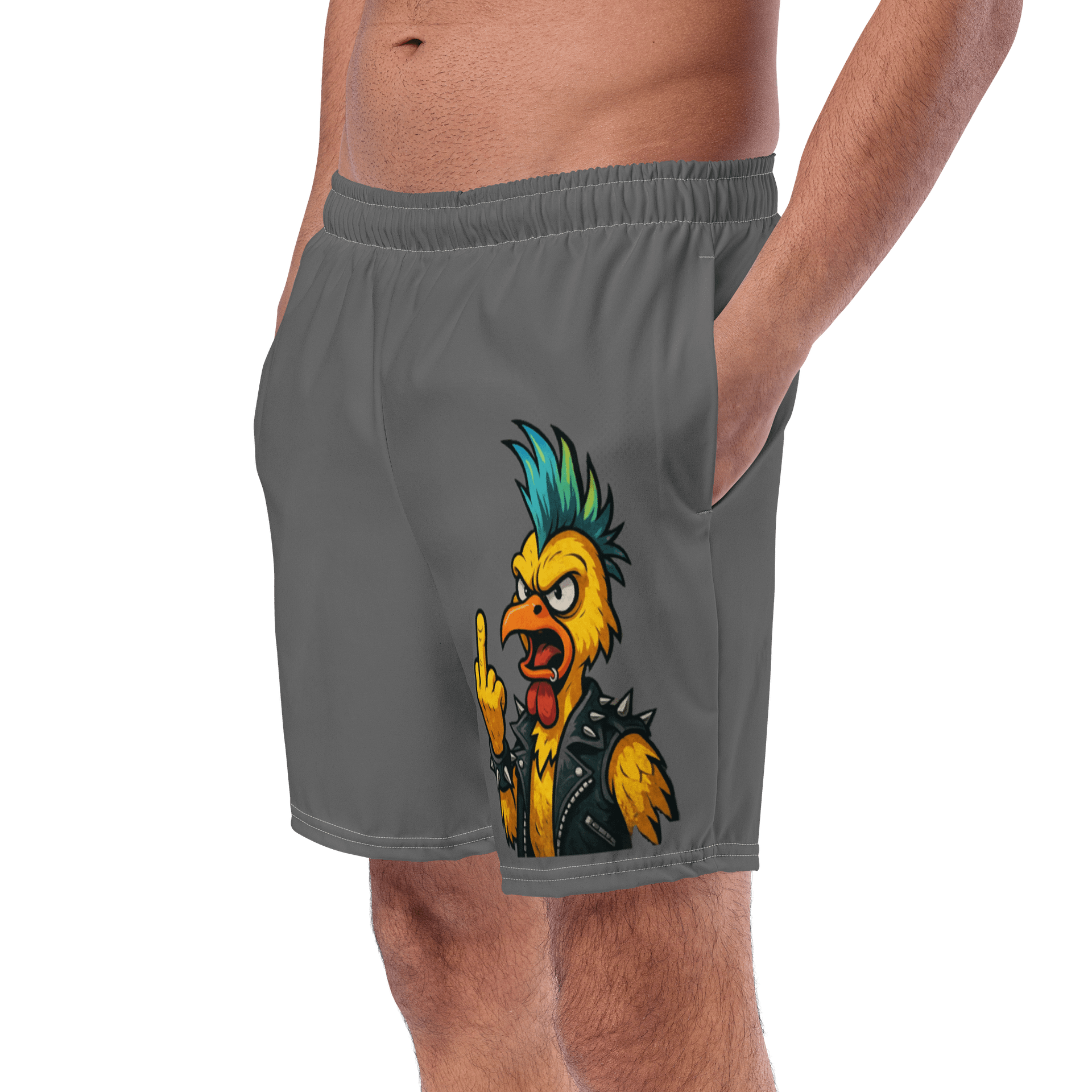 Emo All-Over Print Swim Trunks product image (2)