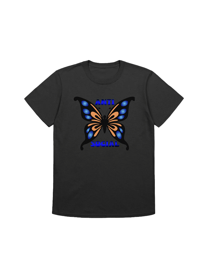 Anti-Social Butterfly T-Shirt – Unisex Introvert Humor Tee product image (1)