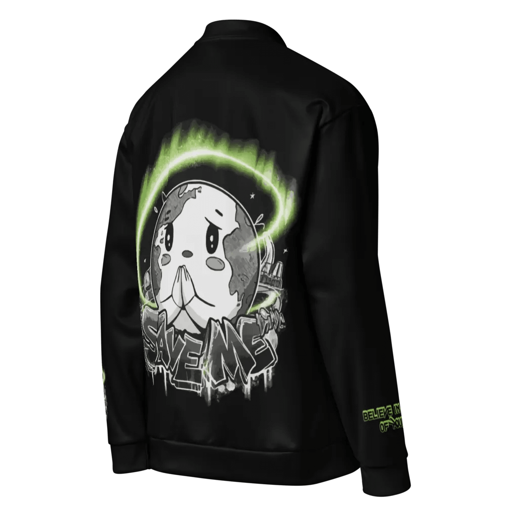 Save Me: A Plea from Planet Earth Bomber Jacket 🌍 product image (10)