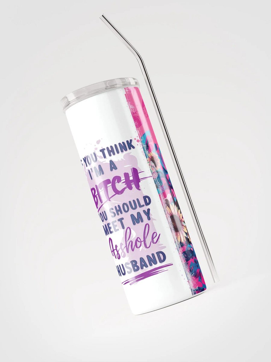 Playful Sunflower Stainless Steel Tumbler product image (2)