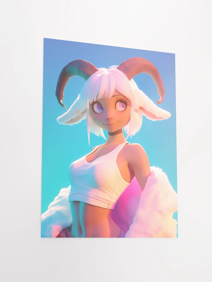 Whimsical Goat-Human Hybrid Poster product image (6)