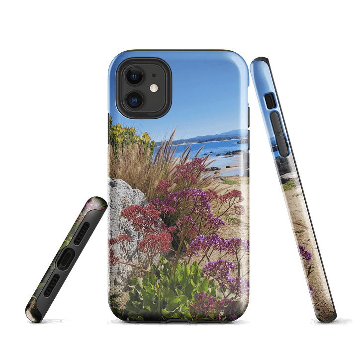 Purple Flowers by the Coast iPhone® Tough Case product image (1)