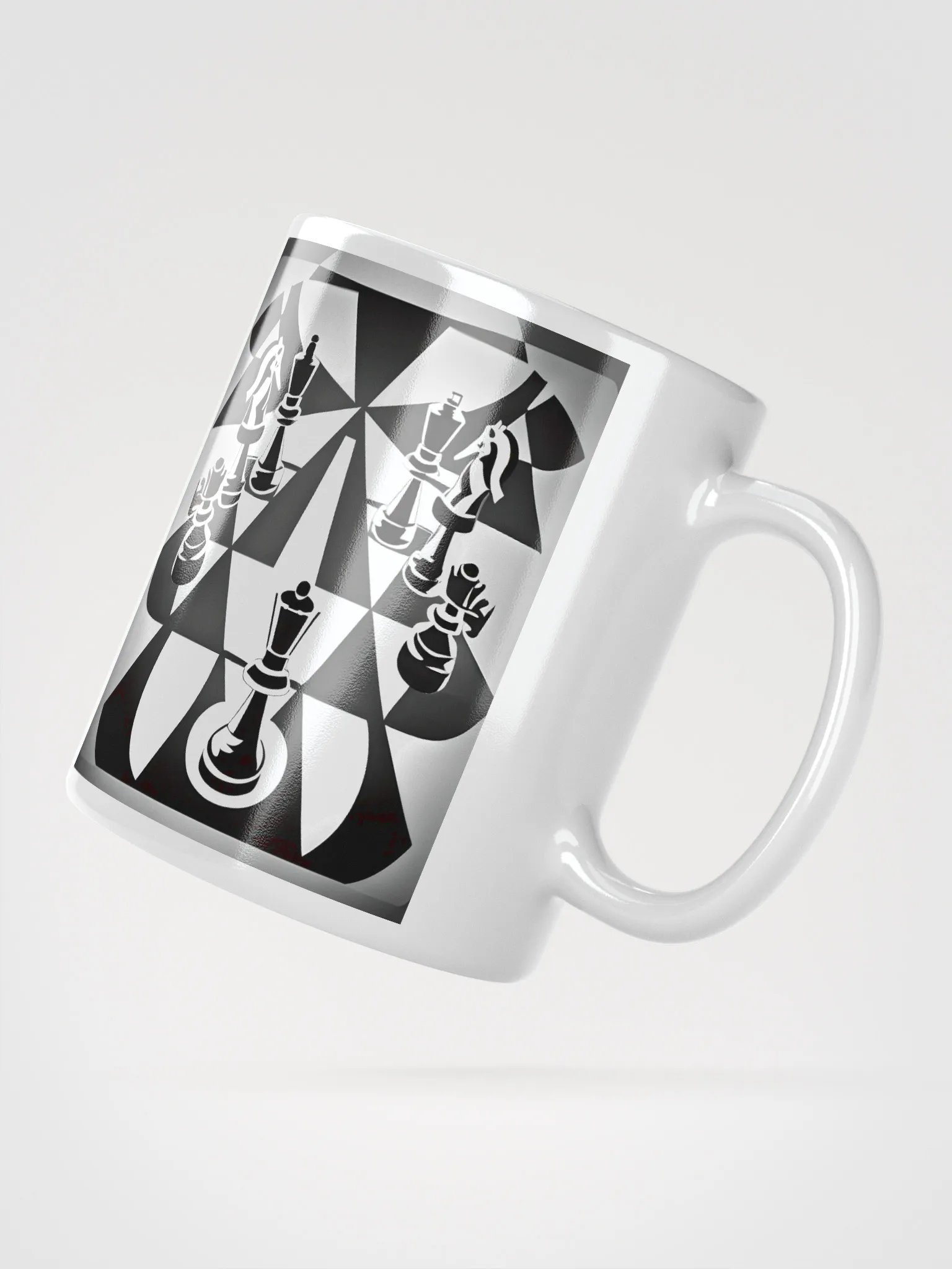 Chess Sigma White Glossy Mug product image (2)