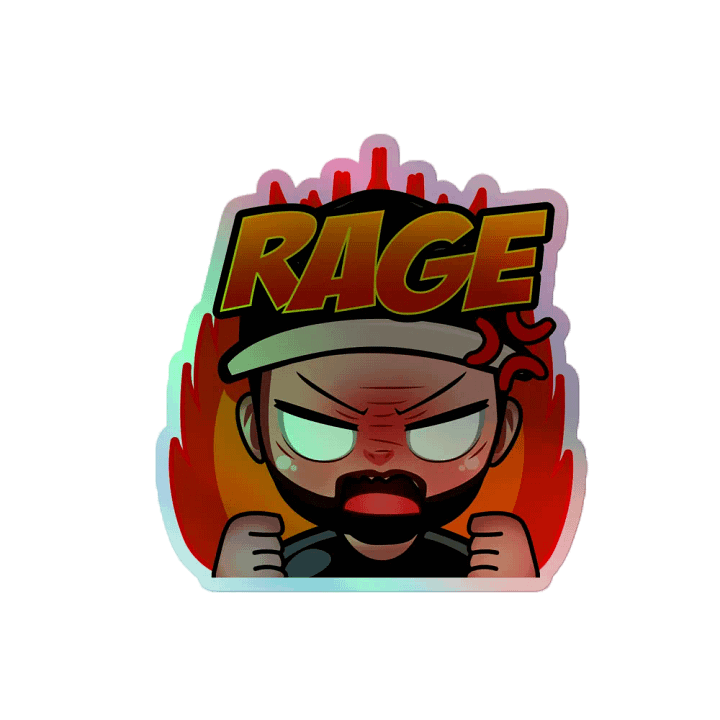 Rage Holographic Sticker Set product image (2)