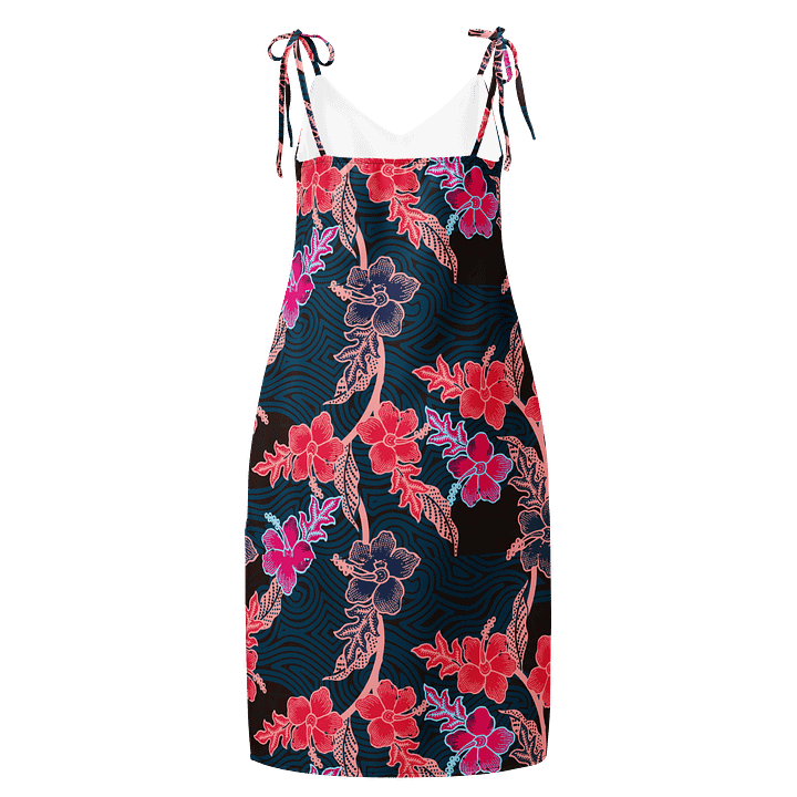 Batik-Inspired Tropical Floral Slip Dress product image (2)