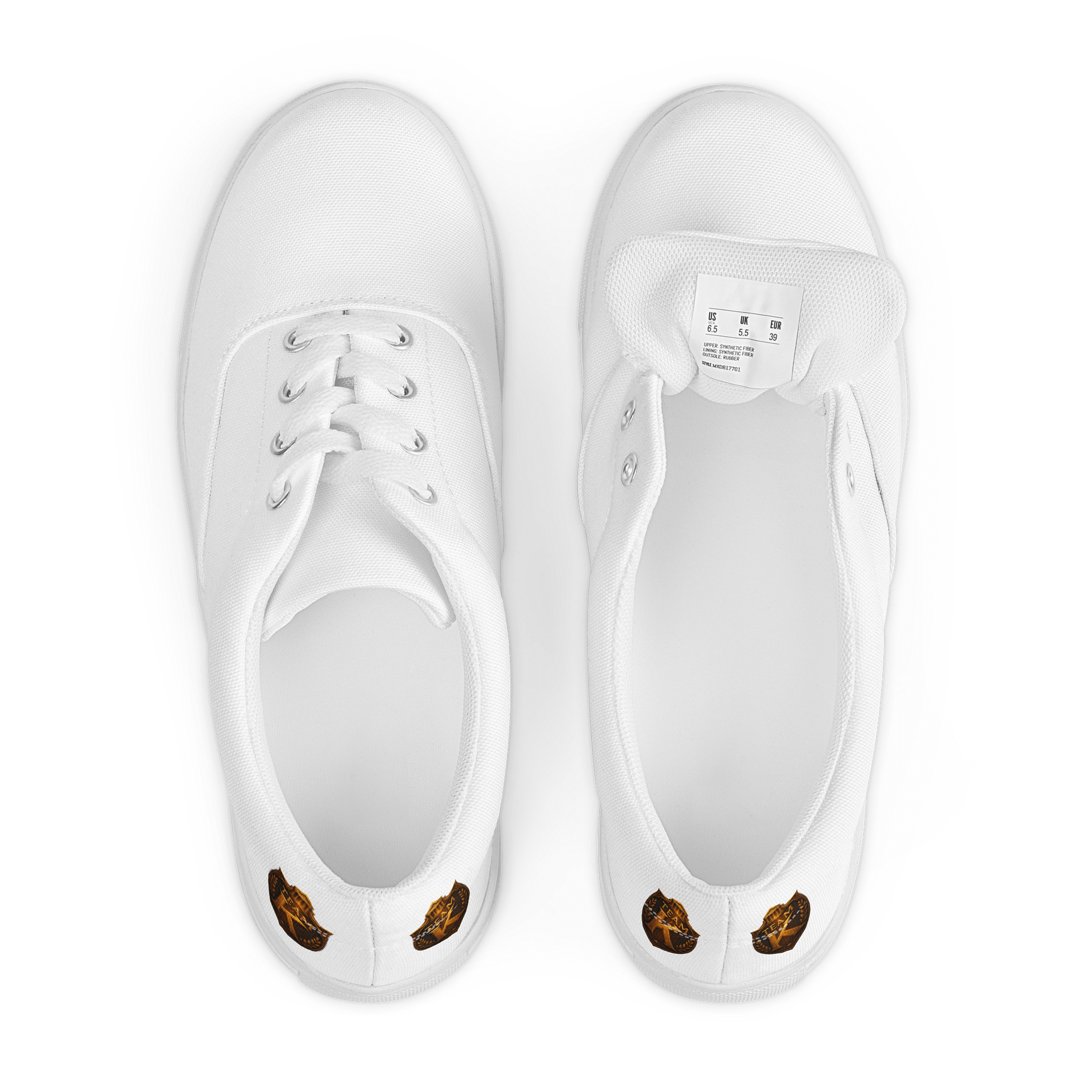 Team K V-5 Men's Lace-Up Canvas Shoes product image (6)