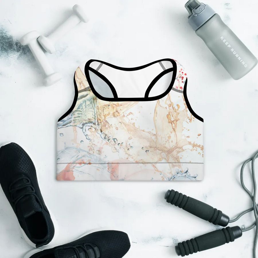 Splashed Fusion Padded Sports Bra product image (11)