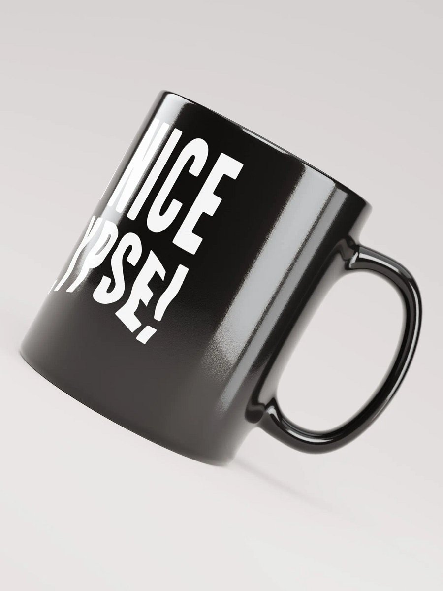 don't talk to me about the end of the world until I've had my coffee, goth version product image (5)