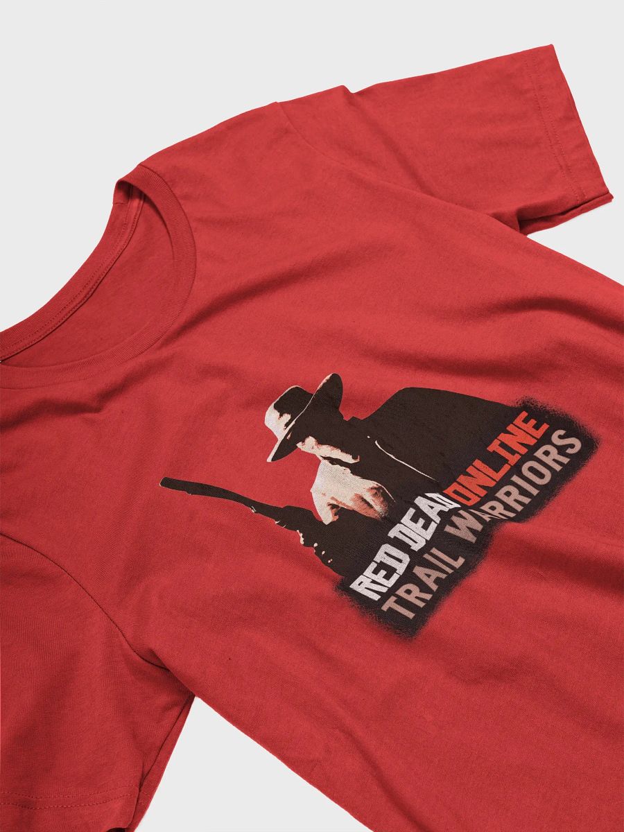 Trail Warriors Red Dead Game Cover Art Gunslinger T-Shirt product image (3)